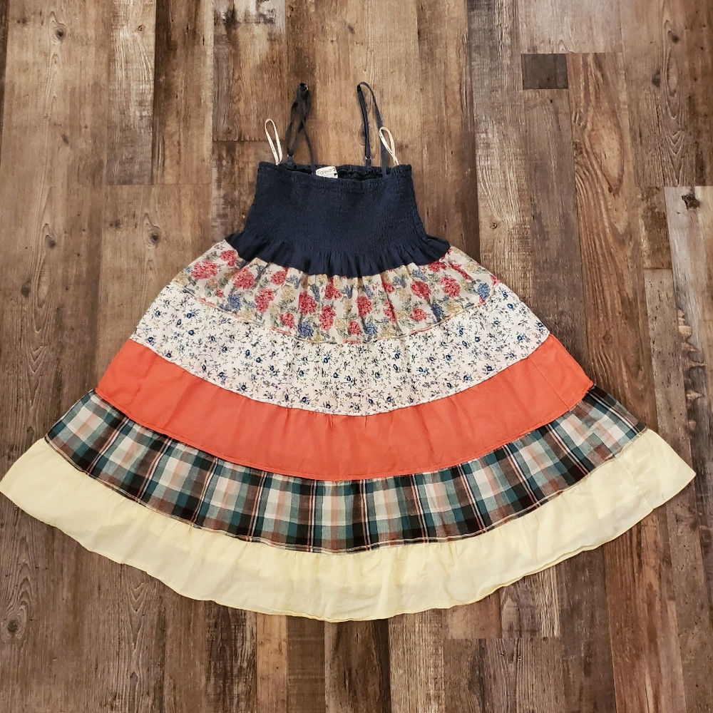 Forever 21 Dress Sz Med Vintage Gipsy Butterfly